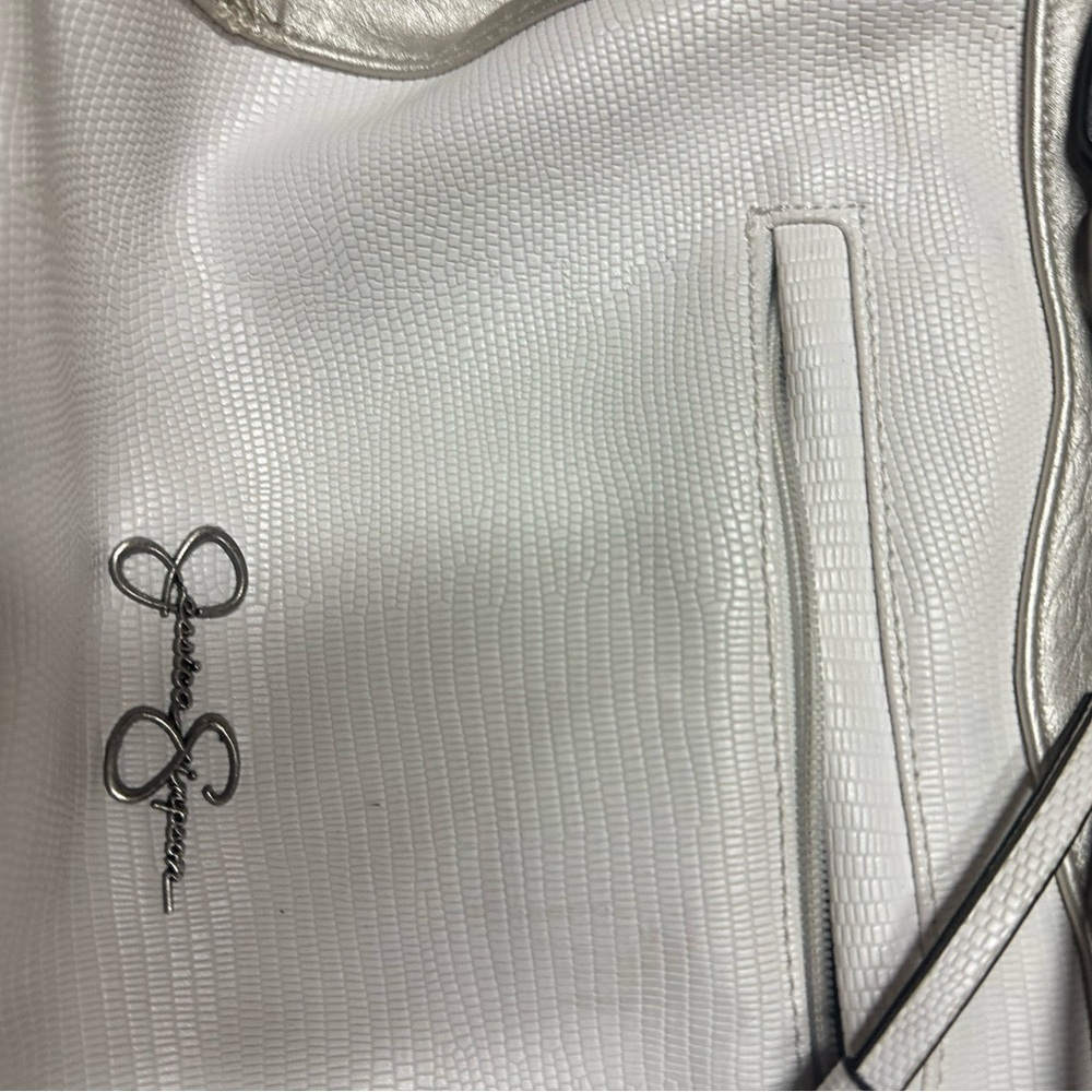 Jessica Simpson White Textured Women's Bag‎